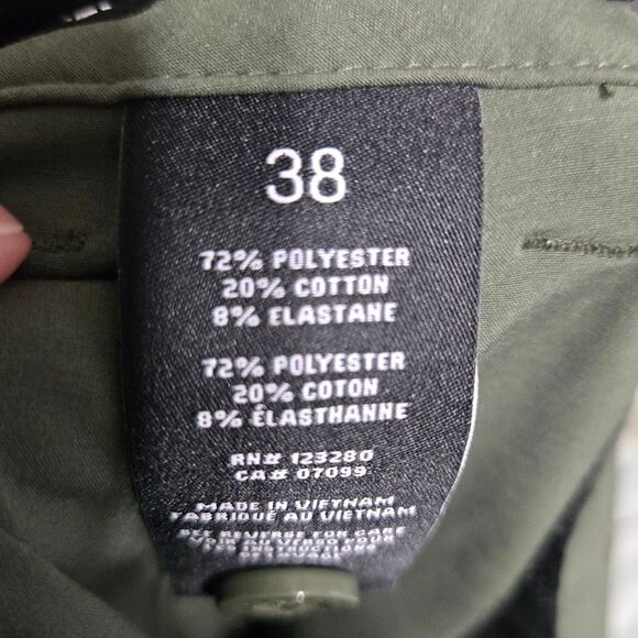 Travis Mathew OPEN TO CLOSE TECH CHINO PANT 38x32 Green Slim Fit - Picture 7 of 12